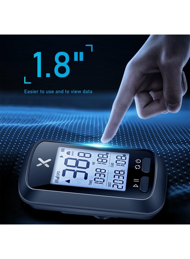 Xoss G+ Gps Bike Computer With Mount, Wireless Bluetooth Cycling Speedometer, Multifunctional Ant+ Bicycle Odometer With Auto Backlight And Ipx7 Waterproof Mtb Tracker (4 In 1) - Image 5