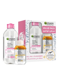 Garnier Micellar Water Classic 400ML + In Oil Micellar Water 100 ML Free  - Image 1