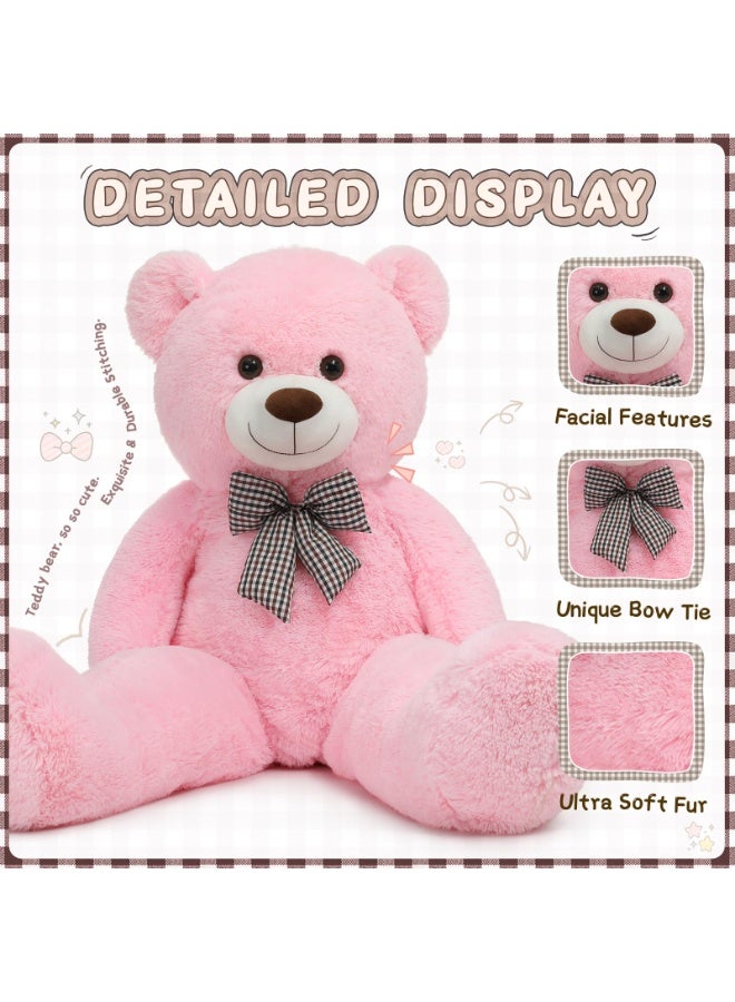 LOVET Teddy Bear Plush Giant Teddy Bears Stuffed Animals Teddy Bear Love 80cm Pink - Image 5