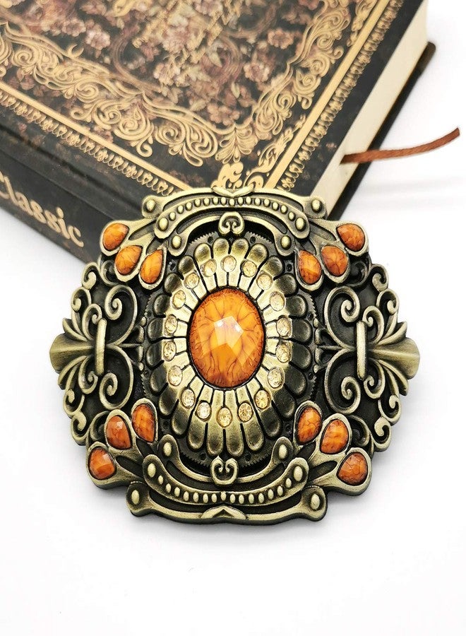 YOQUCOL Native American Belt Buckle Bronze Bohemian Indian Style Belts Buckle For Men - Image 4