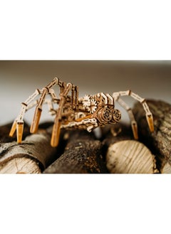 Wood Trick Wood Trick Mechanical Spider 3D Wooden Puzzle - Runs up to 7 feet - Wooden Model Kit for Adults and Kids to Build  - Image 2