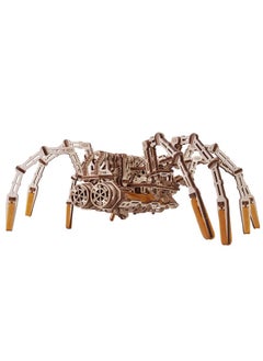 Wood Trick Wood Trick Mechanical Spider 3D Wooden Puzzle - Runs up to 7 feet - Wooden Model Kit for Adults and Kids to Build  - Image 1
