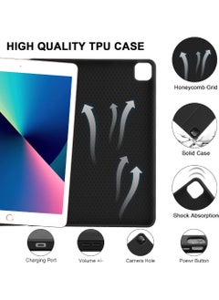 Rock Pow Keyboard Case For iPad Air 13 inch (M3/M2, 2025/2024),iPad Pro 12.9 inch (6th2022/5th2021/4th2020/3th2018),Wireless Detachable Keyboard with Type-C Charging Magnetic Cover with Pencil Holder for iPad Air 13inch 2025/2024 and Pro 12.9inch (2022-2018)  - Image 3