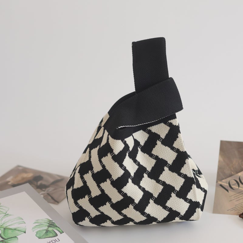 Knitted Bag, Handbag, Bucket Bag, Tote Bag, Woven Bag, Women'S Bag, Vest Bag, Simple Bag - Image 1