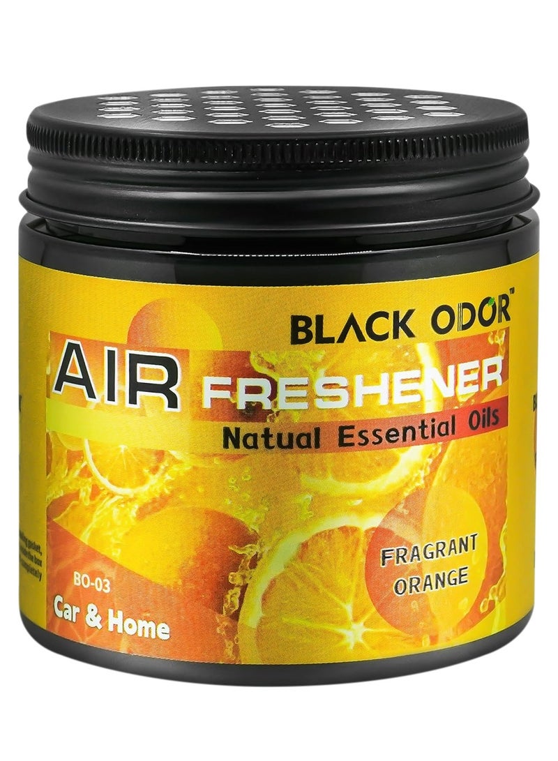 Combo Black ODOR Fragrant Orange 180G 3 Car Air Freshener Long-Lasting, Refreshing  Scent BO-03 3pcs  - Image 2