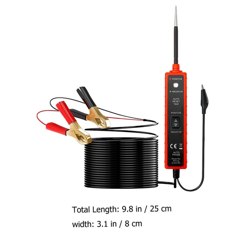 High Sensitivity Automotive Circuit Tester Kit with Probe for Polarity Detection and Electrical Diagnostics - Image 3