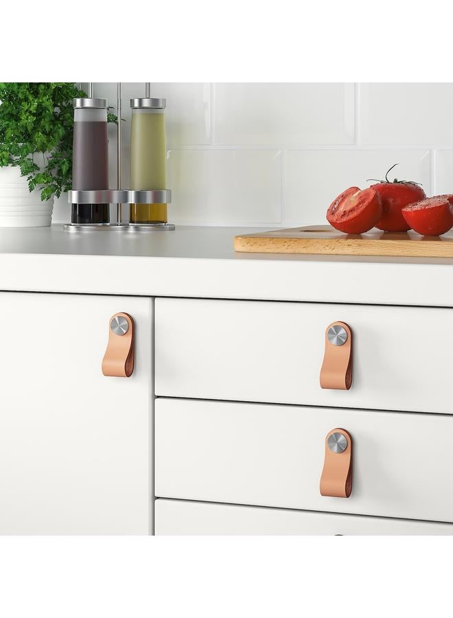 Green Tiger Leather handle, tanned leather, 65 mm - Image 2