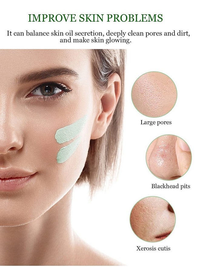 MISEDI 2 Pcs Green Tea Mask Stick for Face, Blackhead Remover with Green Tea Extract, Green Mask Stick for Face Moisturizing, Deep Pore Cleansing for All Skin Types (Green Tea Mask) - Image 3