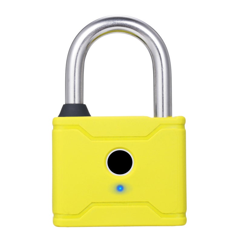 T1006D Smart Fingerprint Padlock Rechargeable Keyless 20 Fingerprints Emergency Unlocking Easy Operation IP65 Waterproof Anti-theft Security Padlock Door Luggage Backpack Lock - Image 1