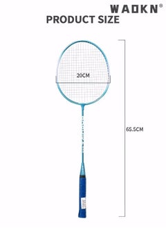 WAOKN Badminton Racket Set, Lightweight Professional Badminton Racket Set for Badminton Racquets Badminton Rackets Set, Lightweight Badminton Rackets Professional Set with 3 Nylon Ball, 1 Badminton Bag  - Image 5