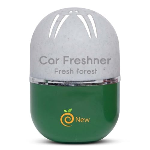 Enew RefreshDrive Twist-Activated Car Gel Air Freshener - Fresh Forest - Pack 1, Long-lasting Fragrance up to 30 Days, Auto Scent Diffuser with Easy On-Off,Odor Eliminator for Car Interior - Image 1