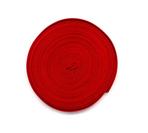 NY Binding Bias Tape ~ 1/2" Wide Double-fold Bias Tape ~ RED ~ Poly Cotton (10 Yards / Pack) - Image 2