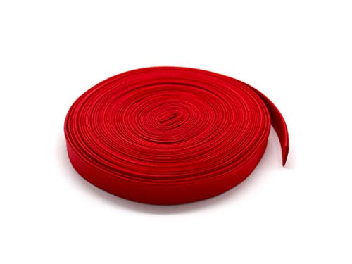 NY Binding Bias Tape ~ 1/2" Wide Double-fold Bias Tape ~ RED ~ Poly Cotton (10 Yards / Pack) - Image 5