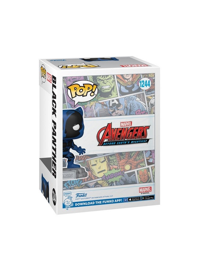 Funko Pop! & Pin: The Avengers: Earth's Mightiest Heroes - 60th Anniversary, Black Panther with Pin, Amazon Exclusive - Image 3