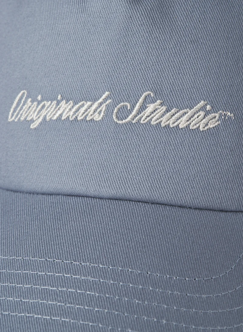 جاك اند جونز Graphic Curved Peak Cap
