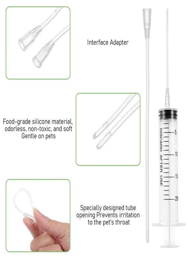 HaiFafafaing Baby Bird Feeding Syringe, Small Pet Parrot Feeder Hand Feeding Tubes Kit - Image 4