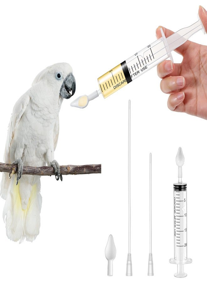 HaiFafafaing Baby Bird Feeding Syringe, Small Pet Parrot Feeder Hand Feeding Tubes Kit - Image 1