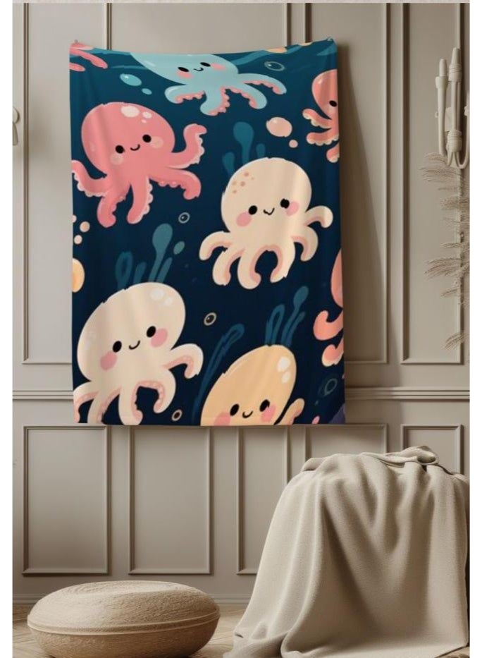 عام بطانية رقيقة من الفانيلا الكرتونية للأطفال والرضع (دافئة ومريحة، ومناسبة للنوم والألعاب) 70 سم * 100 سم - Image 1