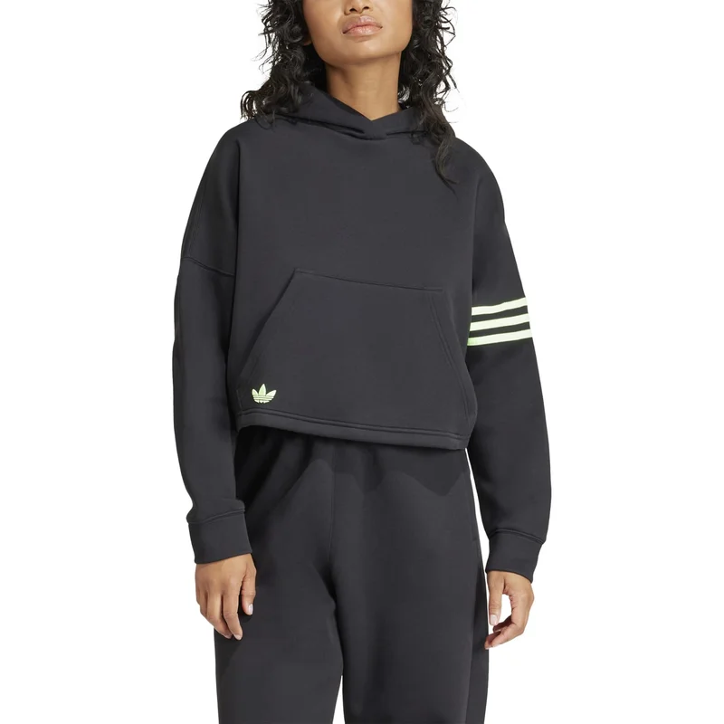 adidas أديداس هودي NEUCL أسود للنساء