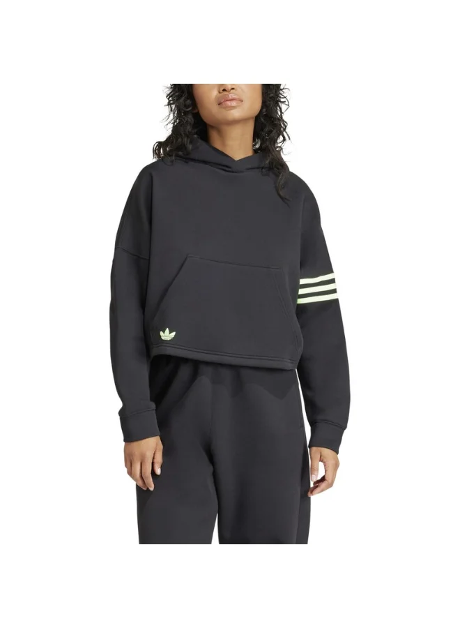 adidas أديداس هودي NEUCL أسود للنساء