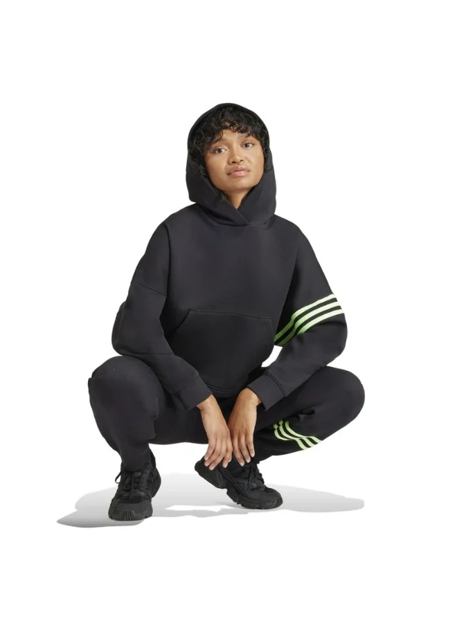 adidas أديداس هودي NEUCL أسود للنساء