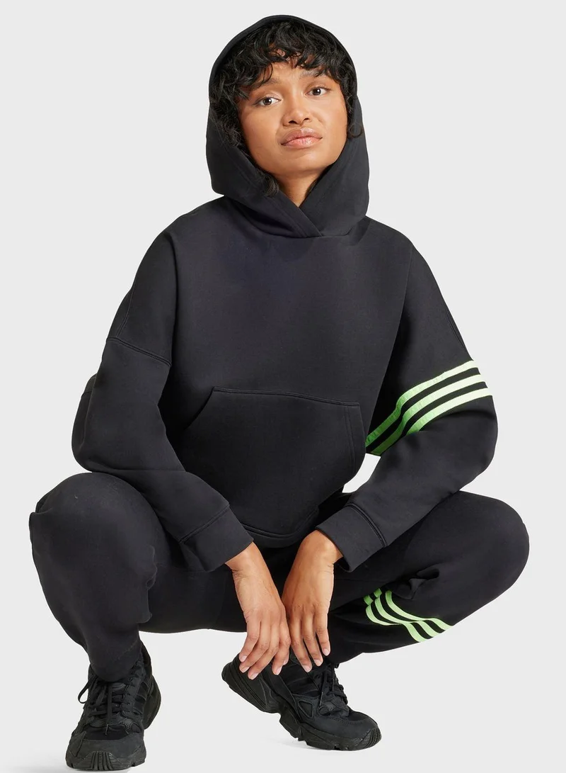 Adidas adidas NEUCL HOODIE Black Originals Women SWEATSHIRTS
