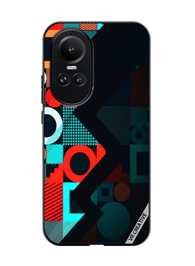 VR CREATIVE Protective Case Cover For Oppo Reno 10 Texture Design Multicolour - Image 1