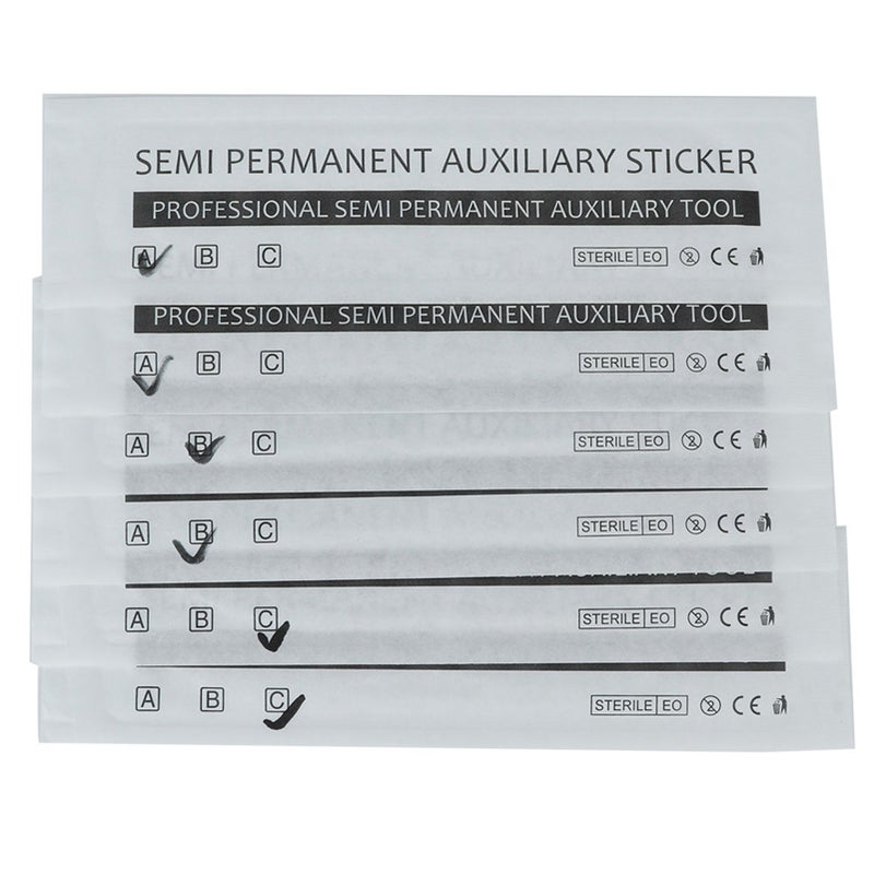 Professional Disposable Semi Permanent Auxiliary Sticker Eyebrow Tattoo Tool - Image 1
