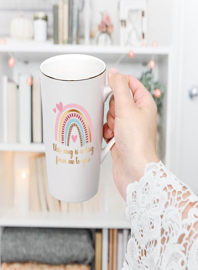 Cabtnca Coffee Mug for Women - Thinking of You, Inspirational Hug in a Mug - Christmas, Birthday, Friendship Gift - 14 Oz - Image 2