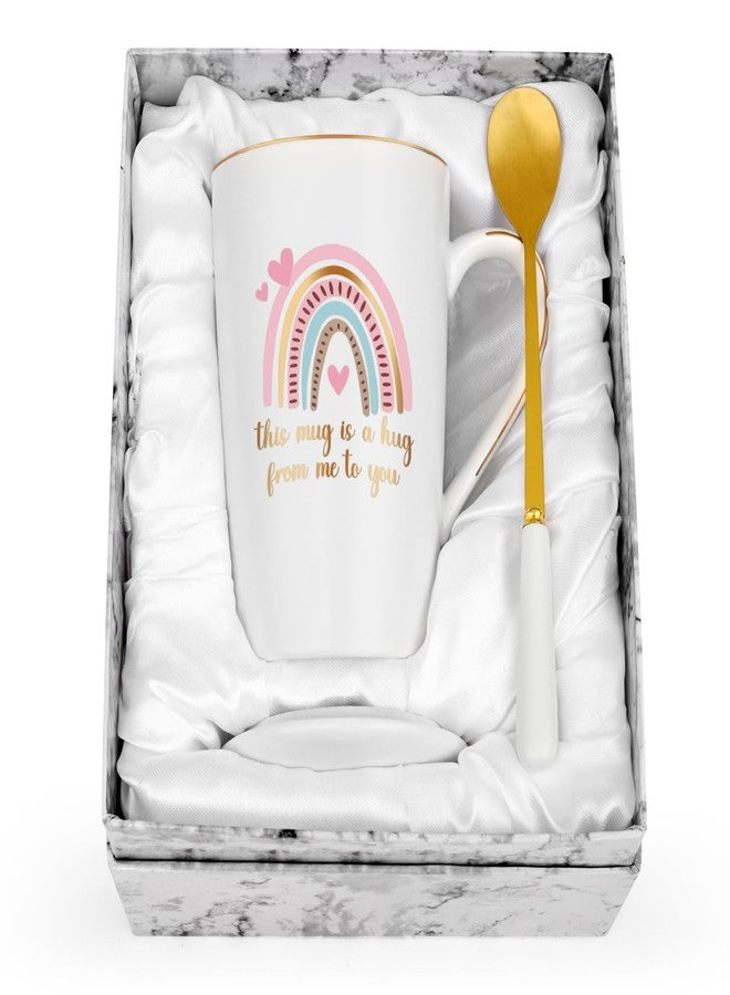 Cabtnca Coffee Mug for Women - Thinking of You, Inspirational Hug in a Mug - Christmas, Birthday, Friendship Gift - 14 Oz - Image 1