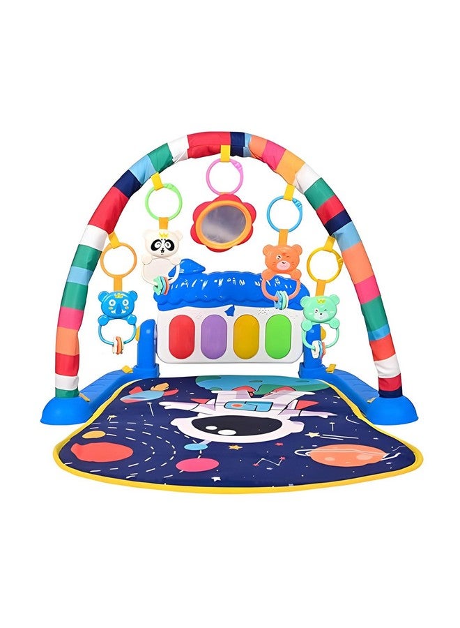 Cable World 3 In 1 Musical Keyboard Mat Piano Gym Mat Gym & Fitness Rack Space Design, Multicolor, Set Of 1, Multicolor - Image 1