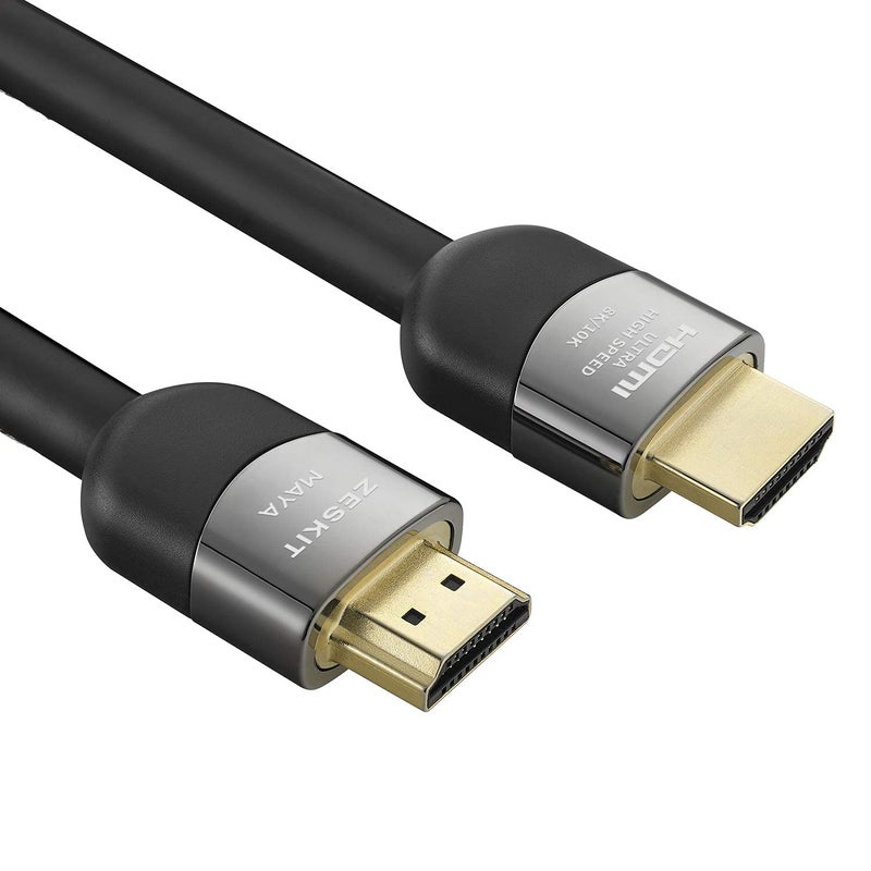 Zeskit Certified 2.1 8K HDMI Cable 48Gbps 4K120Hz Compatible with Soundbar eARC HDR10 VRR Dolby Vision Atmos HDCP 2.2 2.3 PS5 Xbox Series X Apple TV Roku (Ultra High Speed, Maya CL3 In Wall Long 23ft) - Image 5