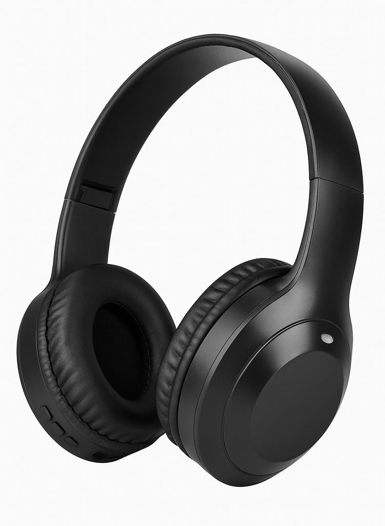 سماعات رأس لاسلكية - صوت ستيريو عالي الدقة، اتصال سريع، عزل الضوضاء، تصميم خفيف الوزن وقابل للطي، شحن سريع من النوع C، دعم سلكي 3.5 ملم - مثالية للسفر وصالة الألعاب الرياضية والعمل والاستخدام اليومي. - Image 1