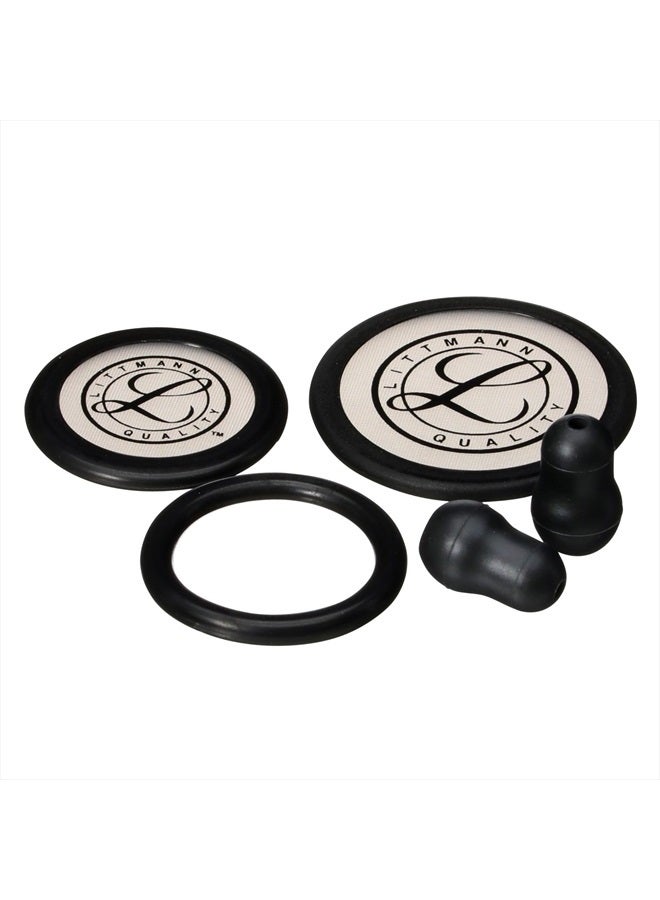 3M Littmann طقم قطع غيار سماعة 3M™ ليتمان® كلاسيك III™، كارديو لوجي IV™ وCORE، 40016، أسود - Image 2