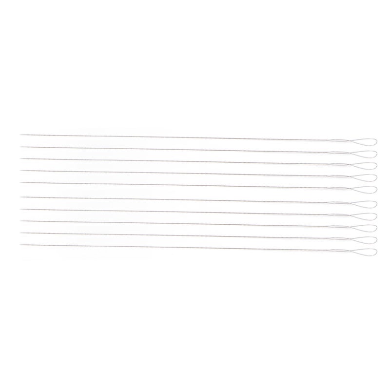 10pcs Twisted Beading Needles Collapsible Eye Flexible Stainless Steel Threading Needle for DIY Bracelet Necklace - Image 1