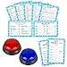 2 MULE TEAM Christian Bible Friendly Feud Game with 2 Answer Buzzers Family Feud Games Card Game Night Church Group Fun Trivia Quiz for Party Office Class Team Building - Image 2