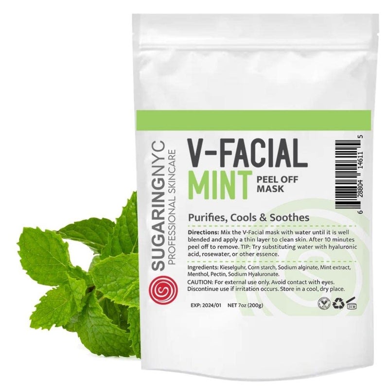 Sugaring NYC Vajacial Mask Mint with Mint Elements VFacial 7oz 200g