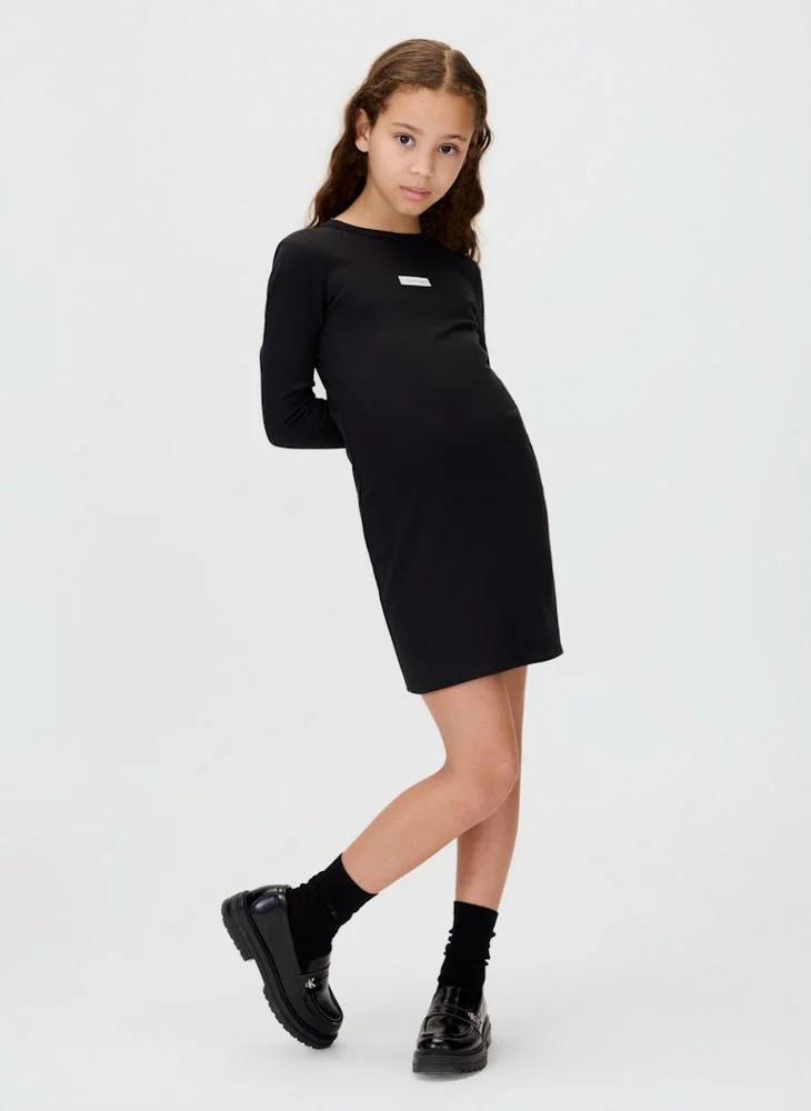 Calvin Klein Jeans Youth Logo Mini Bodycon Dress