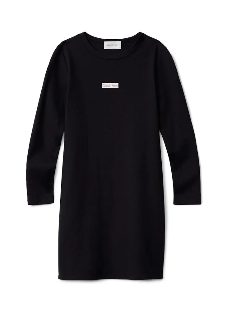 Calvin Klein Jeans Youth Logo Mini Bodycon Dress