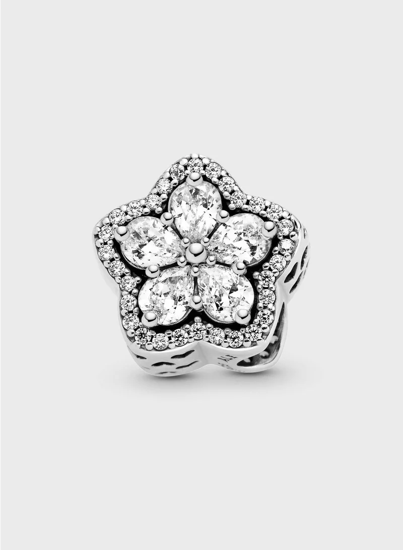 PANDORA Sparkling Snowflake PavÃ© Charm