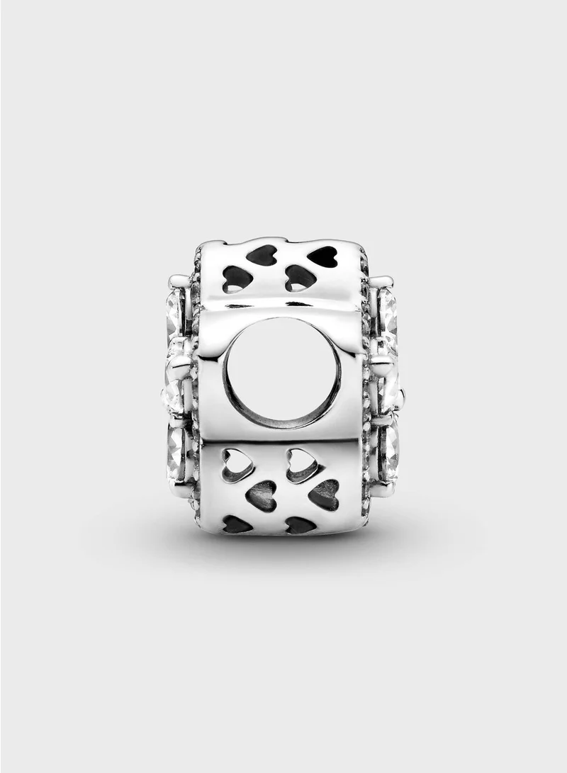 PANDORA Sparkling Snowflake PavÃ© Charm