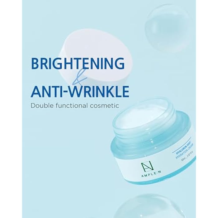 CORÉANA AMPLE:N Hyaluron Shot Hydartion Cream - Hyaluronic Acid Moisturizing Face Moisturizer – 24H Deep Hydration, Non-Sticky Gel Moisturizer for Dry and Oily Skin – Unscented - 2.7oz. - Image 3