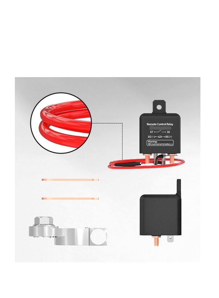 AROAQ Portable Remote Battery Disconnect Switch,  Upgraded Battery Disconnect Switch, Anti Theft - Image 4