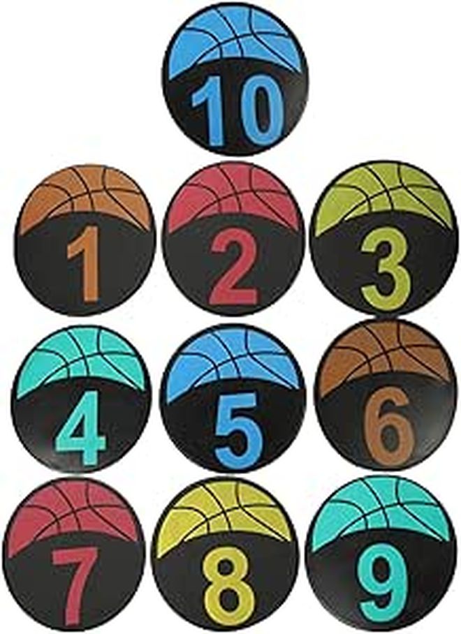 10Pcs Non Slip Soccer Training Markers Plastic Discs For Football Practice Field - Image 1