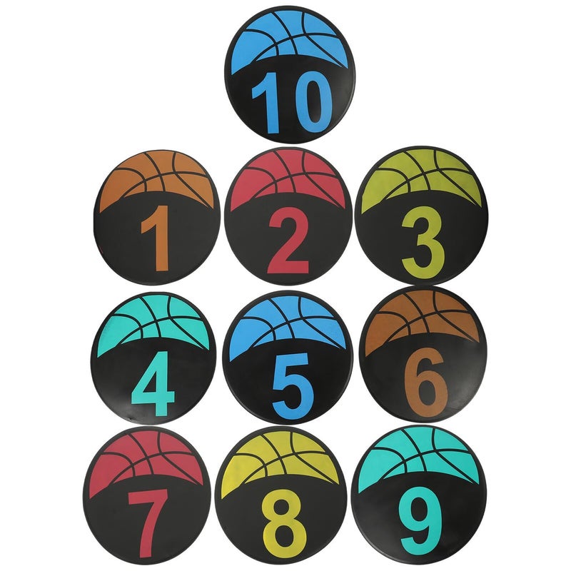 10Pcs Non Slip Soccer Training Markers Plastic Discs For Football Practice Field - Image 2