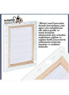 Artlantis Canvas 50X70 Back Stapled Primed 1 Piece Painting Canvas 50*70 Student Canvas Ideal for Acrylic Paint and Oil Painting  - Image 4