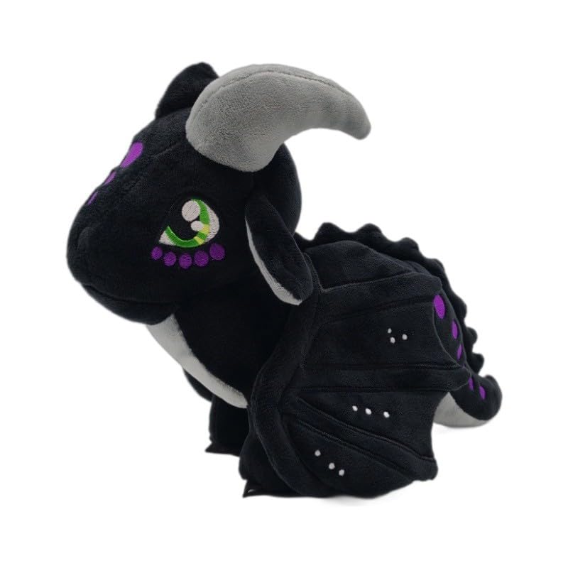 EASELR Wings of Fire Dragon Plush Toy Rainwing Dragon Stuffed Animals Pterosaur Plush Flying Dragon Pillow Plushies Gifts for Fans Kids Boys Girls Nightwing - Image 1