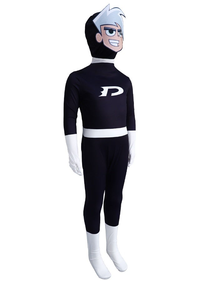 Phantom Danny Children's Cosplay Costume - Halloween Character Costume of the Animated Character Danny Phantom - Image 2