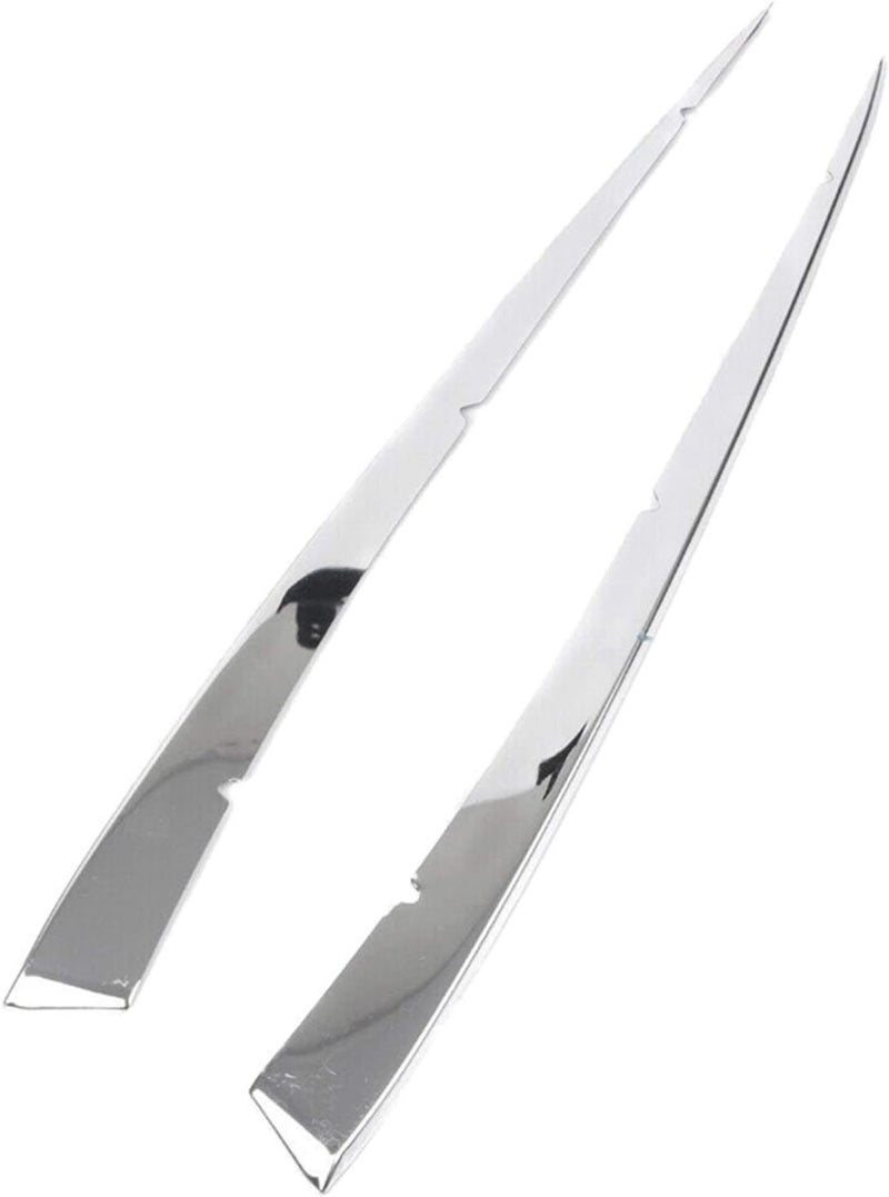 DEMULAX Chrome Front Bumper Grille Cover Trim for Toyota Camry 2018-2020