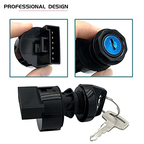 SKARUMMER Ignition Switch with Key Replacement for Polaris Ranger 400 425 500 570 700 800 900 1000 Sportsman 300 325 400 450 500 550 570 700 800 RZR 570 800 900 & More - Replace 4011002 4012165 4011142 - Image 3